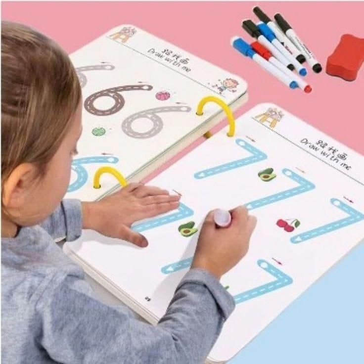 Tracing Line Workbook for Kids