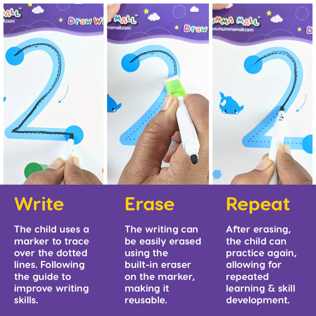 Tracing Line Workbook for Kids